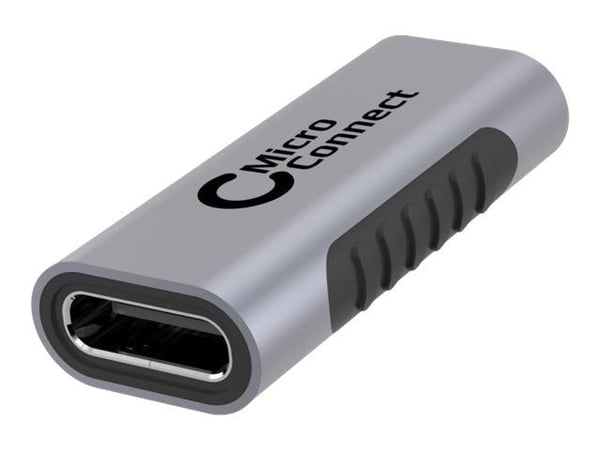 MicroConnect - USB-adapter - USB-C (hona) till USB-C (hona) - USB 3.2 Gen 2 - USB-strömförsörjning (100W), 4K60Hz stöd - svart
