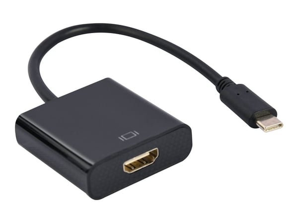 Cablexpert - Video adapter - HDMI hunn til USB-C hann - 15 cm - svart - 4K 60Hz støtte