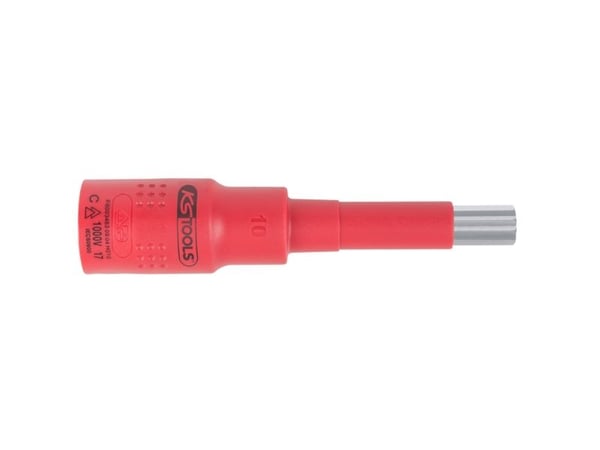 KS Tools 118.3893, Stikkontakt, 3/8", Metrisk, 1 hoder, M8, Kromvanadiumstål