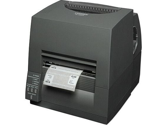 Citizen CL-S631II - Etikettskriver - direktetermisk / termisk overføring - Rull (11,8 cm) - 300 dpi - inntil 100 mm/sek - USB, RS232 - svart