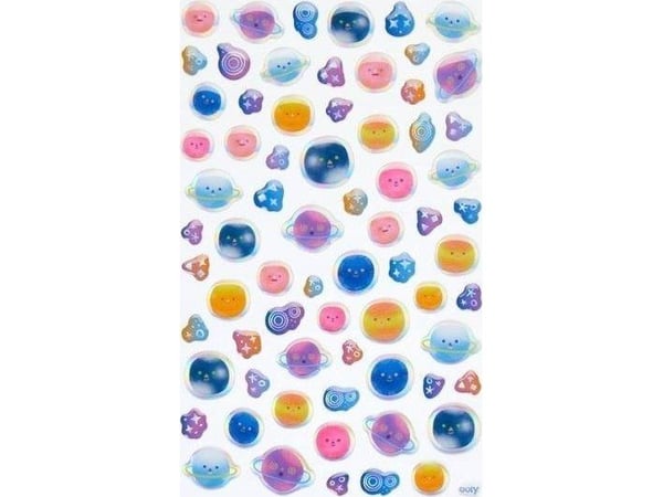 Mini Itsy Bitsy Planets klistremerker