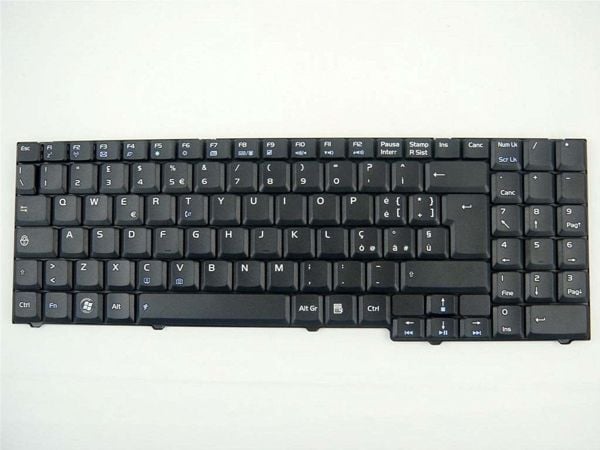 ASUS 04GND91KIT10-1 tastatur italiensk IT - tastatur - svart, tastatur, ASUS