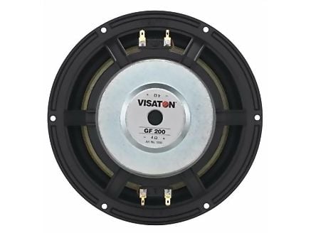 Visaton VS-GF200, 120 W, 180 W, 4 O, fu–8000 Hz, Sort, 1,5 kg