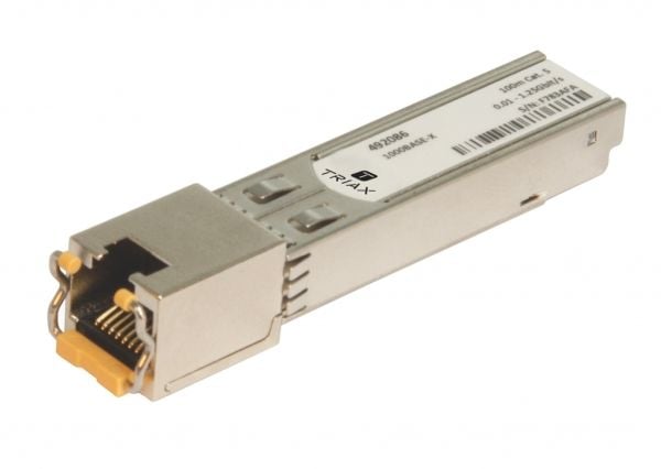 Triax TDX-SFP CAT IP, Kopper, 1,25 Mbit/s, SFP, 100 m, Gigabit Ethernet, 1000BASE