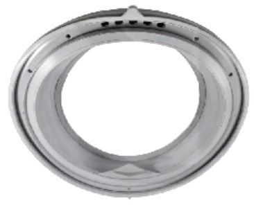 Whirlpool 481010461211, Dørforsegling, Whirlpool, AWOD 2813, AWOC 8200, AWO/D 7414