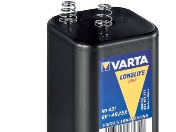 Varta Longlife Plus 431 - Batteri - Sinkklorid - 8.5 Ah