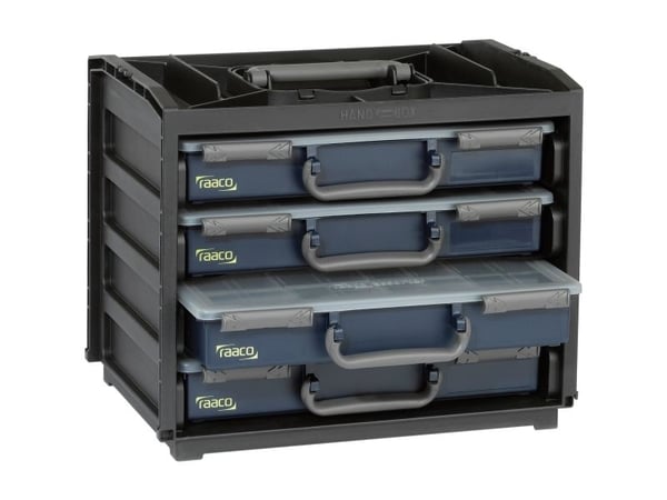 raaco Assorter 80 4x8-0, Blå, Polypropylen (PP), 338 mm, 261 mm, 78 mm, 522 g