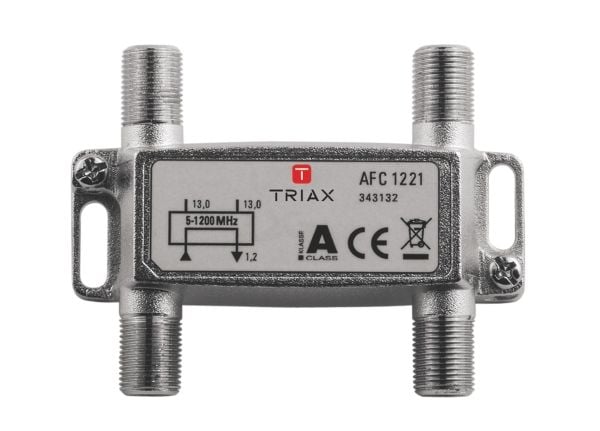 Triax AFC 1221, 75 O, 5 - 1218 MHz, Hopea, A, 1,4 dB, F-type