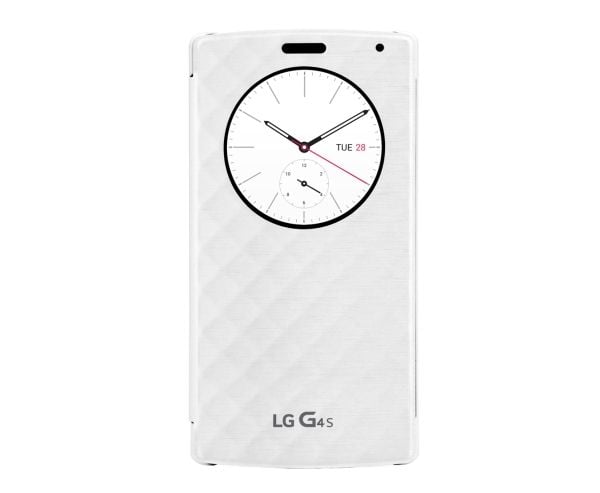 LG Quick Circle CFV-110 - Lommebok for mobiltelefon - hvit - for LG G4s H735
