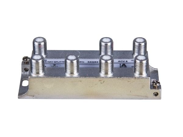 Triax ACV 6, Kaapelin jakaja, 75 O, 5 - 1000 MHz, Sinkki, Sinkki, Naaras