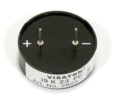 Visaton VS-K23PC, 1.0 kanaler, 0,2 W, 900 – 16000 Hz, 8 O, 0,5 W, Sort