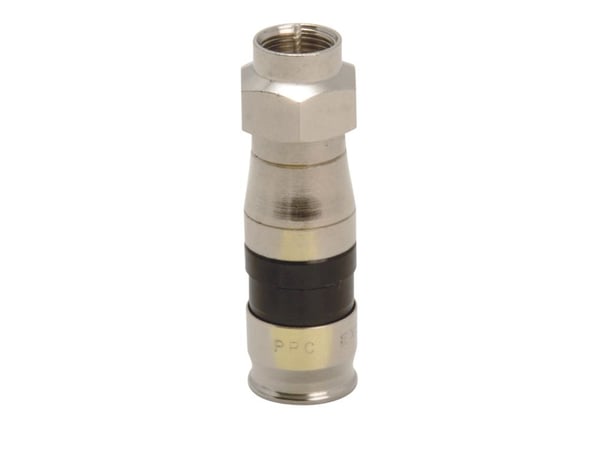 Triax EX 11, F-type, F, 5 - 3000 MHz, 75 O, Svart, Nickel, KOKA 7 OK / 7 MK
