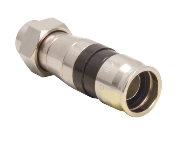Triax EX 11, F-type, F, 5 - 3000 MHz, 75 O, Svart, Nickel, KOKA 7 OK / 7 MK