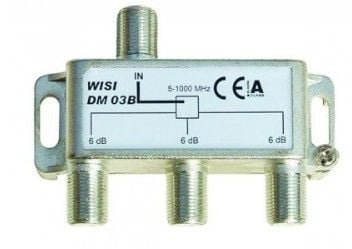Wisi DM 03 B, 3 ulostuloa, 78 mm, 28 mm, 50 mm, 400 mm, 150 mm