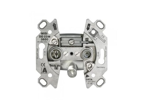 Wisi 14570, Satelliitti + TV + Radio, 85 dB, Harmaa, 70 mm, 22 mm, 70 mm