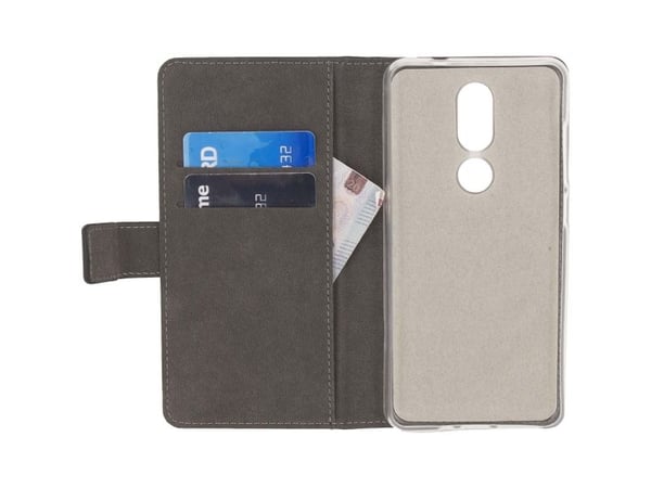 Mobilize MOB-23941, Lommebok-etui, Wiko, View Prime, 14 cm (5.5"), Sort