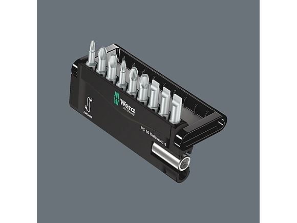 Wera 05056159001, 9 kpl, Phillips, Phillips-ruuvimeisseli, PH 1, PH 2, PH 3, PZ 1, PZ 2, PZ 3, 25 mm
