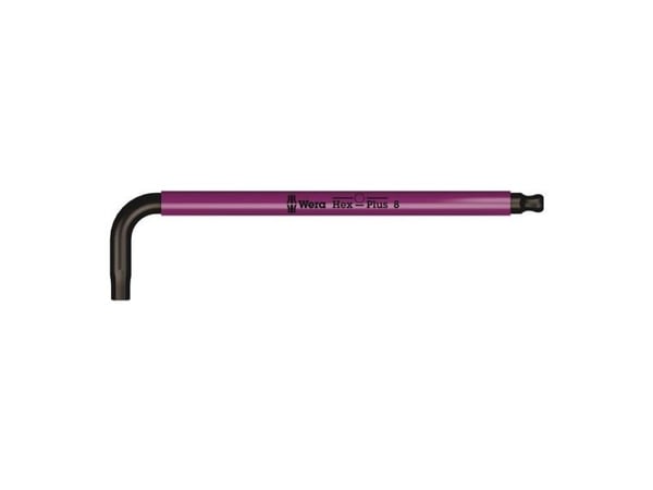 Wera 950 SPKL, L-formet hexnøkkel, Metrisk, 1 stykker, 8 mm, CE, GS, DVE, 19,5 cm