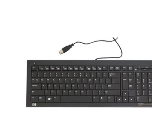 HP - Tastatur - USB - Portugisisk - jakksvart - for Elite 7200, 7300, 7500; Omni Pro 110; Pro 30XX, 31XX, 33XX, 34XX, 3500