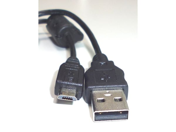 Panasonic K2KYYYY00236, USB A, Micro-USB A, Hane/Hane, Svart