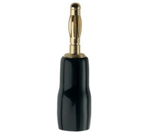 Inakustik 00814841, 4mm Banana, Musta, Punainen, Uros, Suora, Kulta, 10 mm²