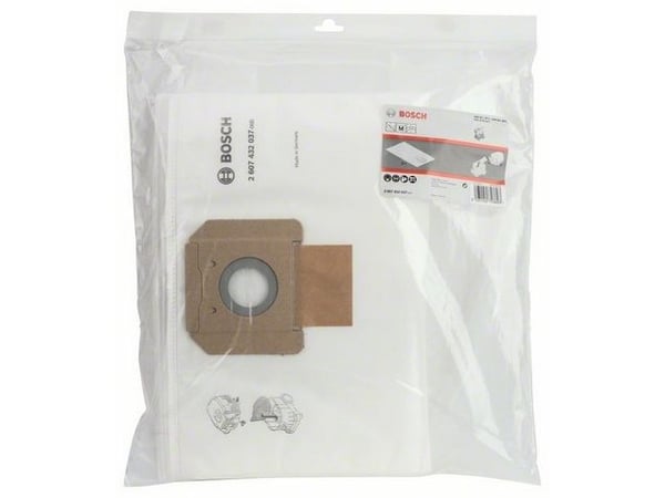 Bosch 2 607 432 037, Valkoinen, Fleece, GAS 35 L AFC, GAS 35 L SFC+, GAS 35 M AFC Professional, 5 kpl