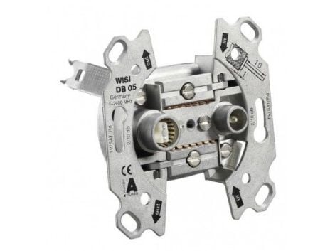 Wisi DB 05, 1 modul(er), 14 dB, Sølv, 70 mm, 22 mm, 70 mm