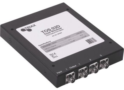 Triax TOS 03D, Kabelfordeler, Sort, FC, 100 mm, 25 mm, 100 mm, 100 mm