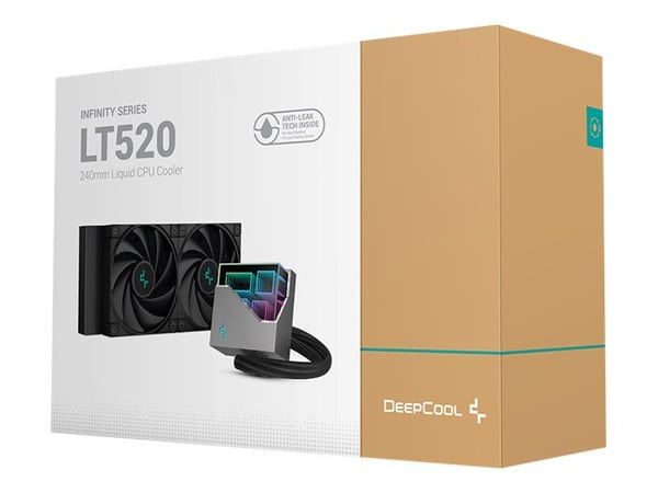 Deepcool LT520 - Væskekjølesystem for prosessor - høyytelses - Radiatorstørrelse: 240 mm - (for: LGA1155, LGA2011, LGA1150, LGA2011-3, LGA1151, AM4...