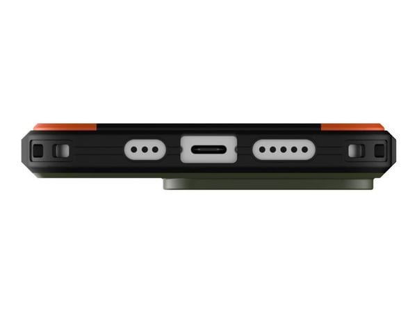 UAG Rugged Case for iPhone 14 Pro [6.1-in] - Civilian for MagSafe Olive - Baksidedeksel for mobiltelefon - robust - MagSafe-samsvar - oliven - 6.1"...