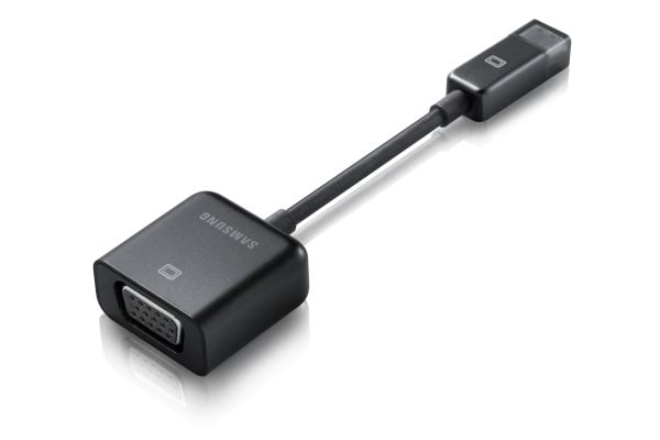 Samsung AA-AV2N12B - VGA-adapter - 12-pins mini-VGA (hann) til HD-15 (VGA) (hunn) - 12 cm - for ATIV Book 5; 7; 9; 9 Lite; 9 Plus; Series 5; 5 Ultr...