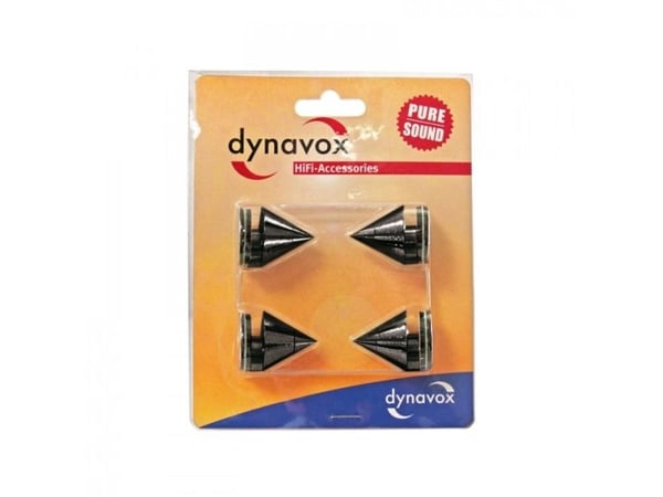 Dynavox 205044, 4 kpl, Musta, 2,5 cm, 150 g