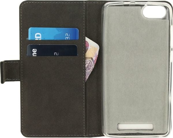 Mobilize MOB-22782, Lommebokveske, Wiko, Lenny 3, 12,7 cm (5"), Svart