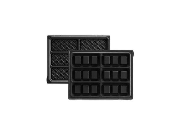 LAGRANGE 020 322, Vaffelplate, LAGRANGE, Tarti''Gaufres, Støpt aluminium, Sort, 173 mm