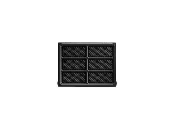LAGRANGE 020 322, Vaffelplate, LAGRANGE, Tarti''Gaufres, Støpt aluminium, Sort, 173 mm