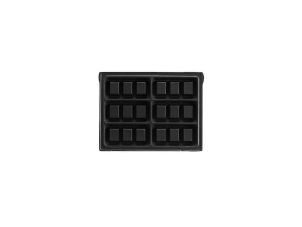LAGRANGE 020 322, Vaffelplate, LAGRANGE, Tarti''Gaufres, Støpt aluminium, Sort, 173 mm