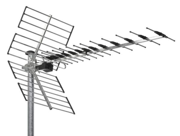 Wisi EZ457LTE, Ulkona, 470 - 698 MHz, 15 dBi, 15 dB, DVB-T, 48 kanavaa