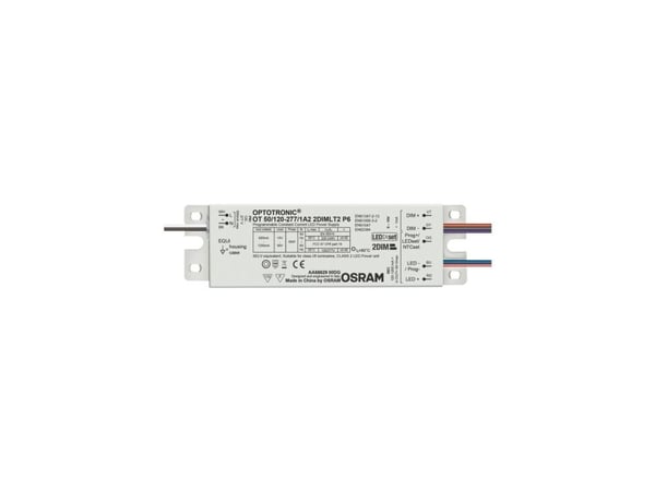 Osram OT 50/120…277/1A2 2DIMLT2 P, 9,6 W, 80000 h, -40 - 55 ° C, 108 - 305 V, 50/60 hz, 30 A