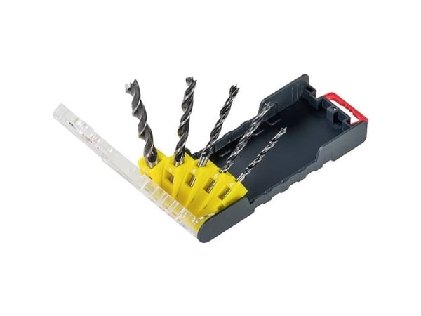 KWB 109156 HSS bor-sett 3 deler 3/4/5/6/8 mm DIN 338 sylinderskaft 3 stk