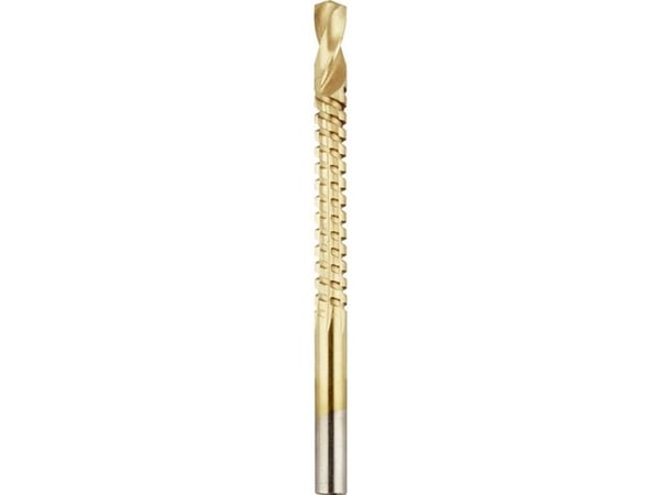 kwb 494100, Drill, Fresing, 6 mm, Ikke-jernholdig metall, Plast, Titanium-Coated High-Speed Steel (HSS-TiN), 6 mm