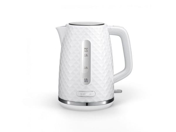 ELDOM C280B ELLI, 1,7 l, 2200 W, Hvit, Vannivåindikator, Overopphetingsbeskyttelse, Trådløs
