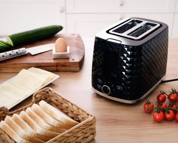 TO280C ELDOM Brödrost TOSTI, brödställ, defroster, svart