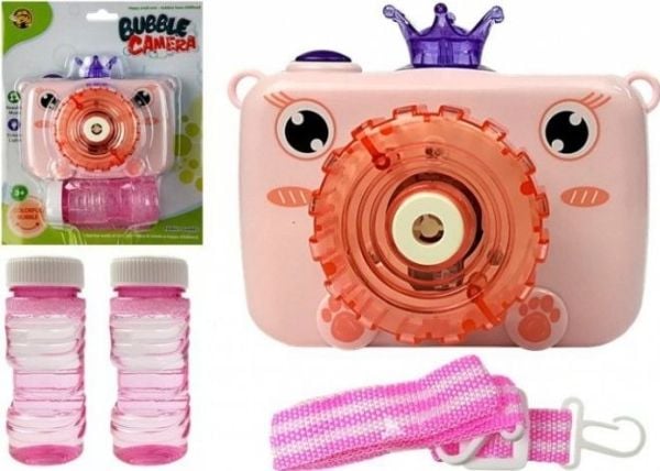 Lean Sport såpeboblemaskin på batteri, rosa