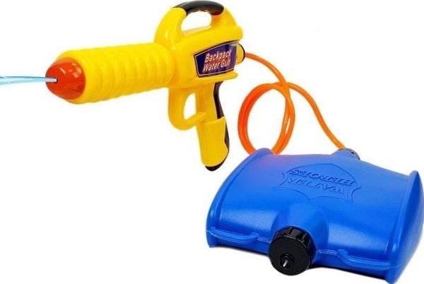 Lean Sport vannpistol med tank gul og blå