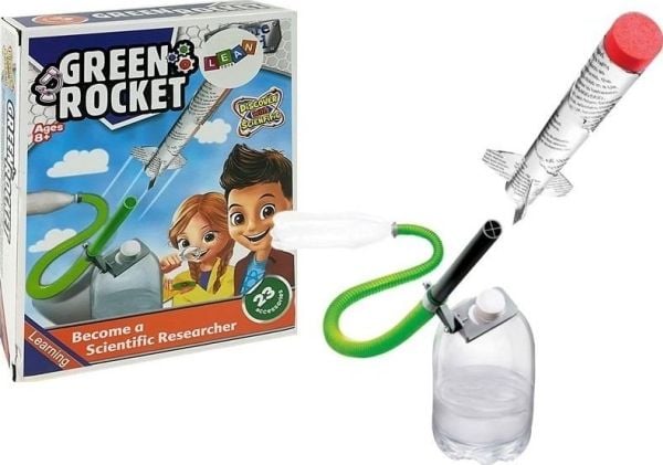 LeanToys utbildningsraket med tryckluft DIY LeanToys utbildningsraket med tryckluft DIY