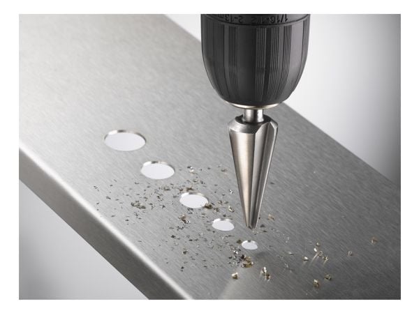 kwb 525000, Drill, Trinn Borekrone, 1,4 cm, Ikke-jernholdig metall, Plast, Rustfri stålplate (tynn), 1 cm, Høy-Hastighets Stål (HHS)