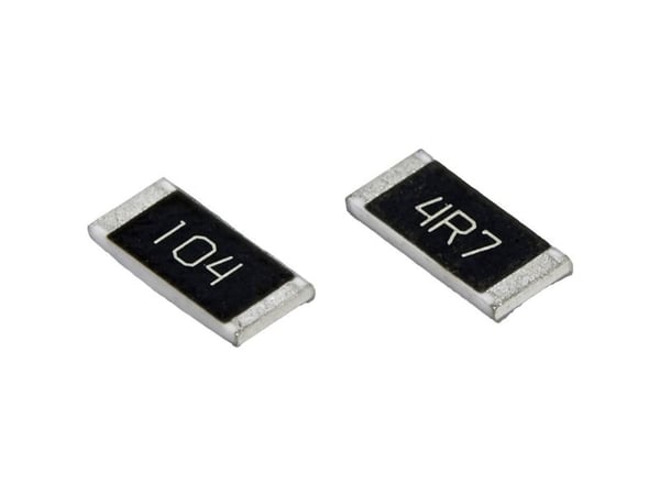 TE Connectivity Tunn beläggningsresistor SMD 1000 st Band på full rulle