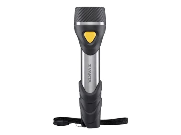 Varta Day Light Multi LED F20, Käsikokoinen taskulamppu, Musta, Hopea, Keltainen, ABS-synteettinen, Alumiini, Kumi, LED, 9 lamppua, 40 lm