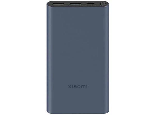 Xiaomi PB100DPDZM - Strømbank - 10000 mAh - 22.5 watt - 3 A - PD, QC 3.0 - 3 utgangskontakter (2 x USB, 24 pin USB-C) - blå