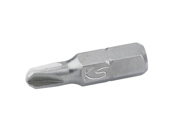 KS Tools 911.3637, Nickel, DIN 3126, ISO 1173 - C 6,3, 25 mm, 6 g, 25,4 / 4 mm (1 / 4"), Sekskantet